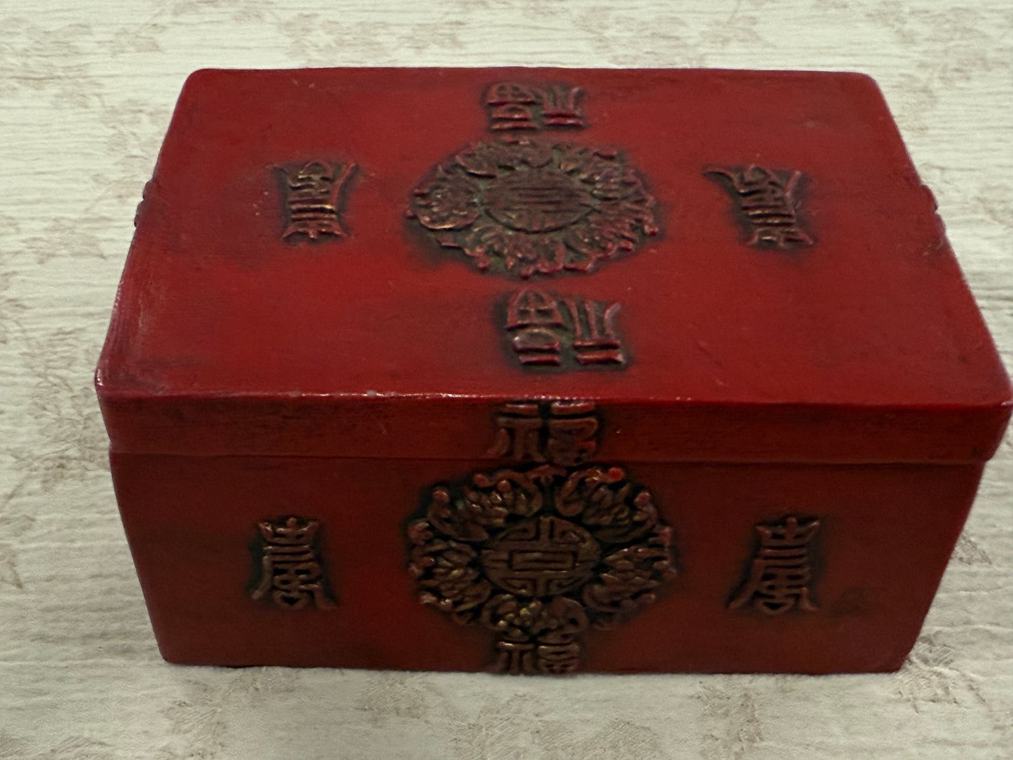 Gold Plated Turtle Figurines – Feng Shui Male & Female Pair in Red Chinese Longevity Box – Prosperity Decor Gift