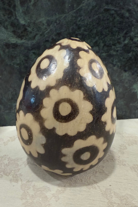 Handcrafted Lenca Pottery Egg Ornament – Honduras

6” x 4.5” | 464 grams